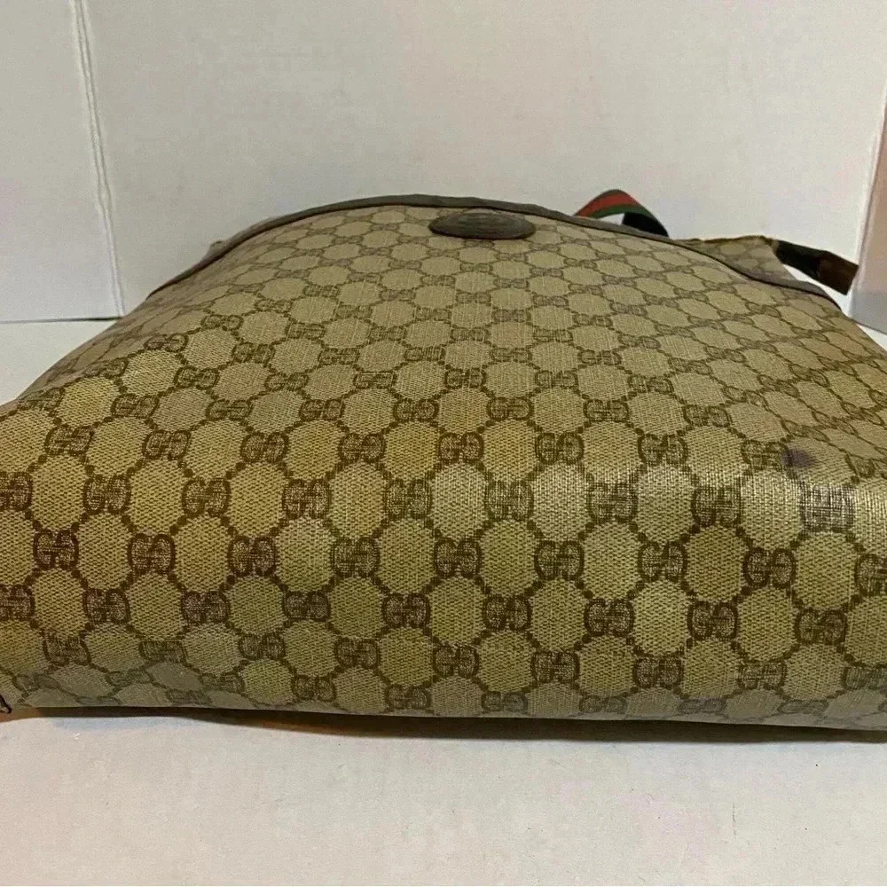 Gucci vintage GG mico web tote handbag